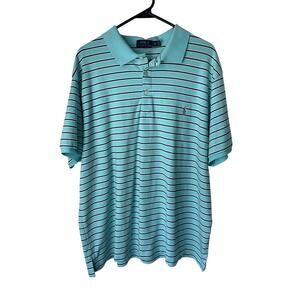 Polo Ralph Lauren Blue Striped Polo - 2XB/2G